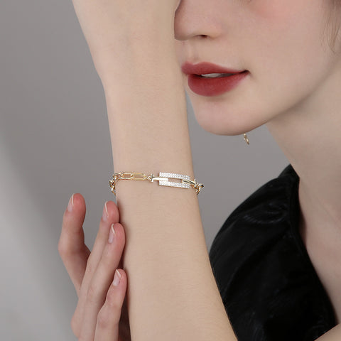 Champagne Gold Minimalist Bracelet