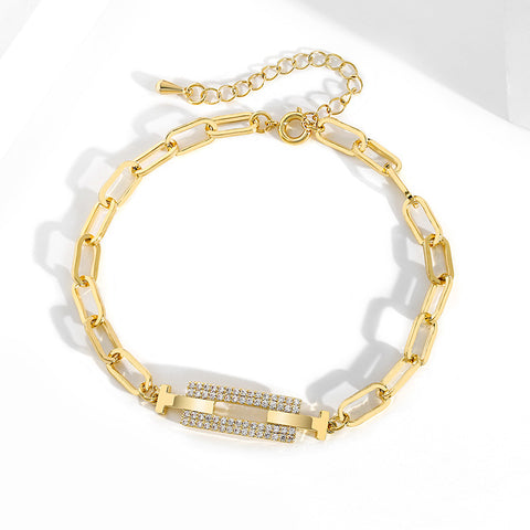 Champagne Gold Minimalist Bracelet