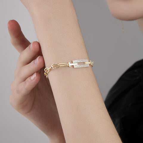 Champagne Gold Minimalist Bracelet