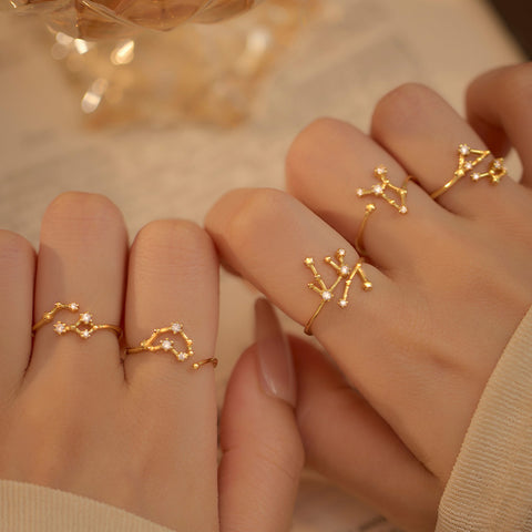 12 Constellation Rings