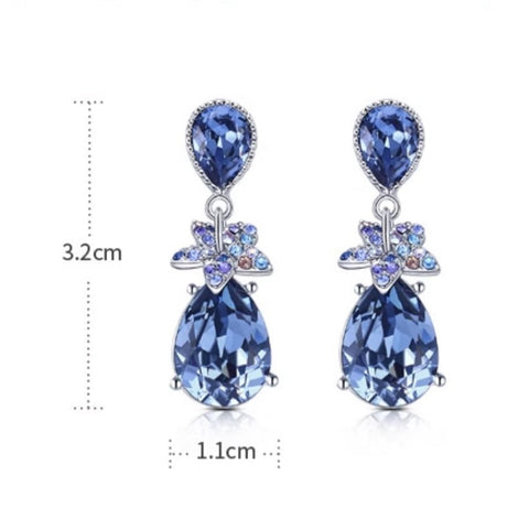 Water Drop Crystal Earrings