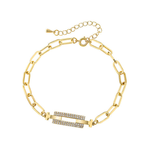 Champagne Gold Minimalist Bracelet