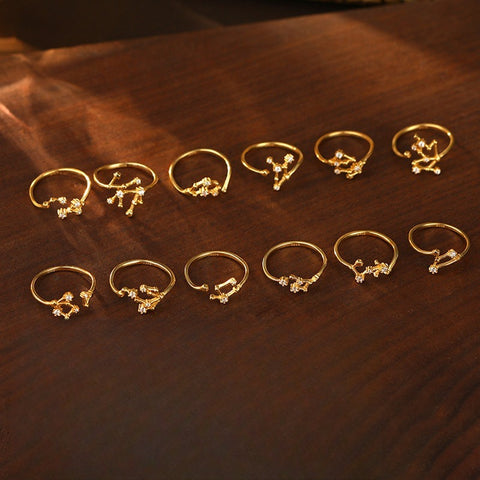 12 Constellation Rings