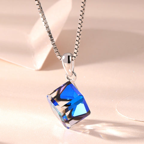 Blue Crystal Necklace