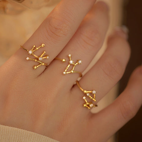 12 Constellation Rings