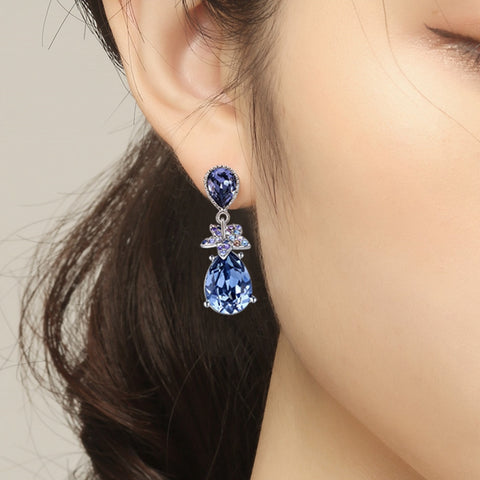 Water Drop Crystal Earrings