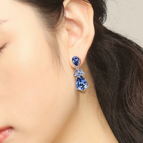 Water Drop Crystal Earrings