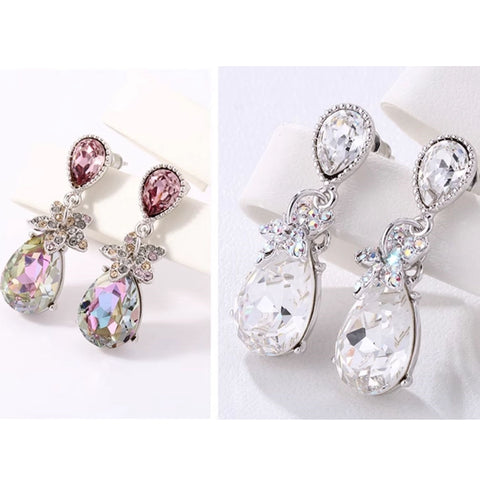 Water Drop Crystal Earrings