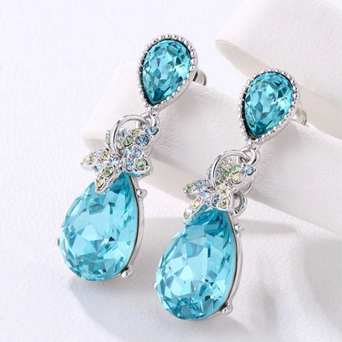 Water Drop Crystal Earrings