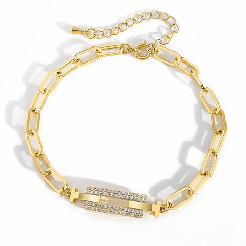 Champagne Gold Minimalist Bracelet