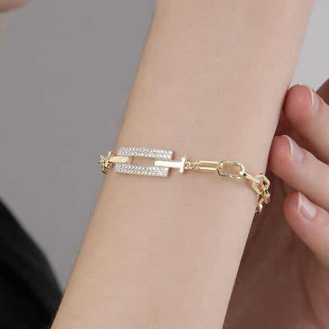 Champagne Gold Minimalist Bracelet