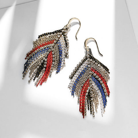 Colorful Bohemian Drop Earrings