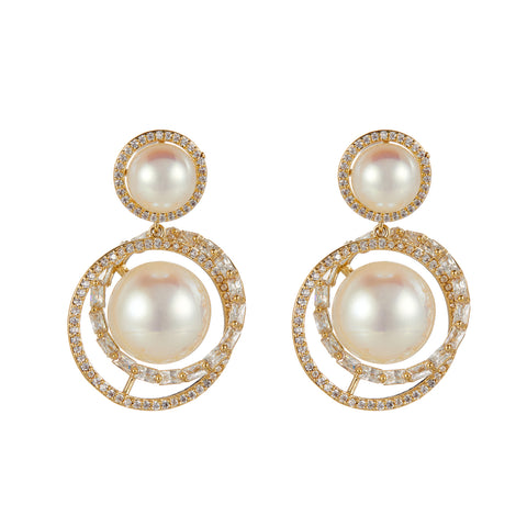 Pearl pendants Earrings