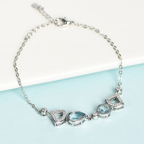 Natural Crystal Topaz Bracelet