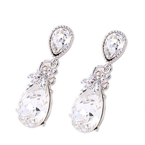 Water Drop Crystal Earrings