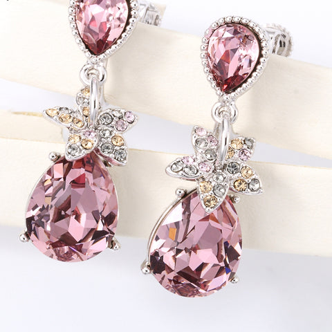 Water Drop Crystal Earrings