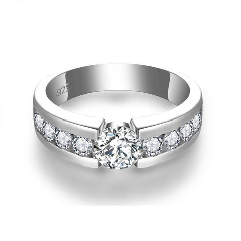 2.2ct D colour moissanite ring