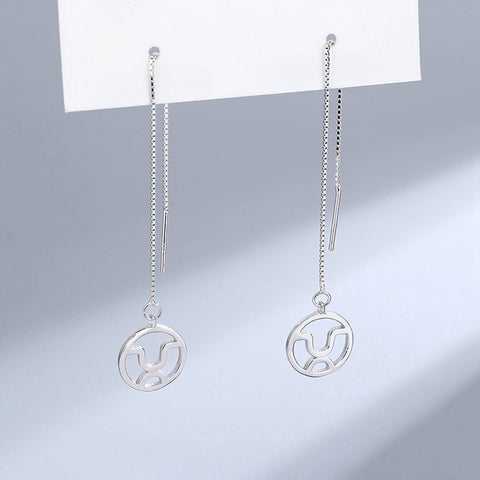 Zodiac Signs S925 Sterling Silver Earrings