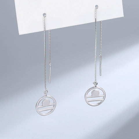 Zodiac Signs S925 Sterling Silver Earrings