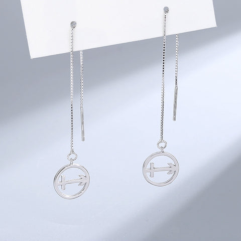 Zodiac Signs S925 Sterling Silver Earrings