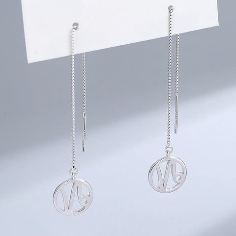 Zodiac Signs S925 Sterling Silver Earrings